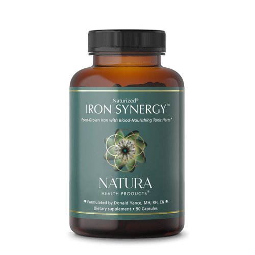 Natura Health Product Iron Synergy Supplement - Supplies Food-Grown, Bioavailable Iron &amp; Promotes...