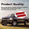 1 Pair Rear Left Driver and Right Passenger Side Door Red Reflector Panel Compatible with Chevrolet GMC Replaces # 15183155,15183156