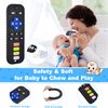 Baby Silicone Teething Toys, Simulation TV Remote Control Shape Teether Toys for Toddlers 3-18 Months, Boys Girls Baby Teething Toys, Baby Chew Toys, Freezer BPA Free