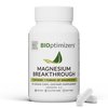 BIOptimizers Magnesium Breakthrough Supplement with 500mg - 7 Forms of Magnesium: Glycinate, Malate, Citrate, and More - Natural Support for Sleep and Cognitive Function -90 Capsules- Calming Vitamins