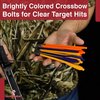 Armory Replicas™ - Replacement Archery Arrows for Crossbow - Assorted Pack of Dart Arrows Sports and Outdoor - Extra Aluminum Survival Arrow Red