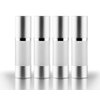 Airless Pump Bottle Refillable Travel Containers 30 ml/1 oz. (Frosted, 4-Pack)