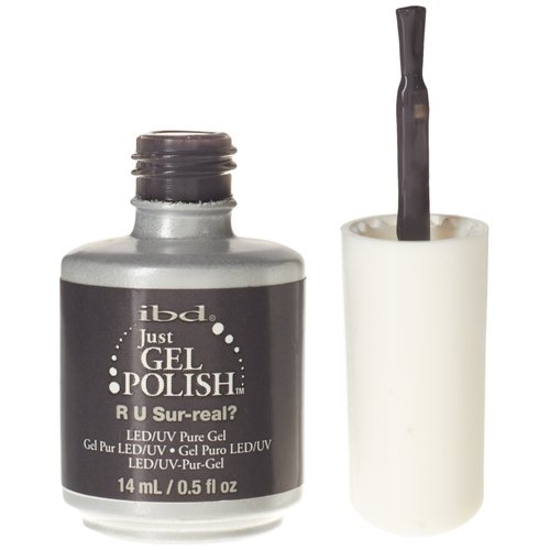 IBD Just Gel Soak Off Dark Gray Nail Polish, R U Sur-Real
