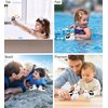 DolliBu Cow Bath Water Squirter Toy - Floating White Rubber Bath Toy, Cool Animal Squirting Bathtime Play Water Toy for Toddlers, Cute Farm Animal Bath Toys for Bathtub and Pool for Girls and Boys