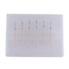 MZCMSL 6pcs Cuticle Drill Bits with Case, Pro Diamond Flame Bit for Russian Manicure,3/32 Shank efile Bit Set