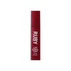 Ruby Kisses Lip Vinyl Tint - High-Pigment, Transfer-Proof, Smudge-Proof Liquid Lipstick, Soft-Satin Shine, Lightweight Makeup, Long-Lasting Lip-gloss, Full Coverage Color (REBEL, 2.8mL)