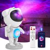 Astronaut Space Projector, Star Projector with Lamp, Galaxy Night Light for Kids, Bluetooth Speaker, Starry Nebula Ceiling LED Lamp, Room Decor for Birthdays, Christmas, Valentine's Day White