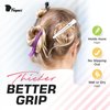 Fagaci Firm Grip Hair Clips with Silicone Band - Durable Duckbill and Alligator Clips for Sectioning, Styling, and Salon Use