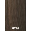 Natural Tone Hair Wrap HT10 Med Brown - Christie Brinkley 6" Overall Length Heat Friendly Textured Hairpiece Fun Bun Chignon