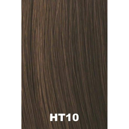 Natural Tone Hair Wrap HT10 Med Brown - Christie Brinkley 6" Overall Length Heat Friendly Textured Hairpiece Fun Bun Chignon