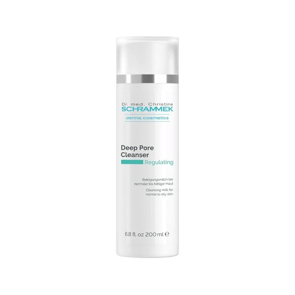 Schrammek Deep Pore Cleanser (6.8 fl oz) - Cleansing Milk for Normal Skin - Makeup Removal - Face Wash & Cleanser – No Parabens - Skin Care - Dr