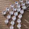 Crystal Bride Wedding Hair Comb Leaf Bridal Headpieces Tear-drop Rhinestone Hair Pieces Cubic Zircon Bridesmaid Side Comb Silver Hair Wedding Accessories for Women and Girls