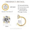 14K Gold Small Huggie Hoop Earrings for Women Cartilage Hypoallergenic Stud | 14k Gold Earrings for Women