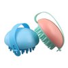 Pokinge 2Pcs Hair Scalp Massager Shampoo Scrubber Brush,Wet & Dry Scalp Shower Massage Brush Silicone Scalp Brush for Adults,Children and Pets
