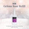 SNS Base Coat Nail Polish for Nail Dip Powder, Gelous Base Refill - Long-Lasting & Fast-Drying Nail Strengtheners Gel Base for Colors - Low-Odor & No UV Lamp Required - 2 fl. oz.