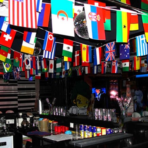 International Flags,164 Feet 8.2'' x 5.5'' World Flags, 200 Countries Olympic Flags Pennant Banner for Bar, Party Decorations, Sports Clubs, Grand Opening, Festival Events Celebration
