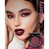 HOOMUSS Single Berry Eyeshadow Shimmer, Handmade Pressed Eyeshadow Palette Long Lasting With No Creasing, Intense Color Pigmented Dark Red Eye Shadow (Cranberry)