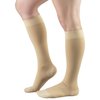 Truform 20-30 mmHg Compression Stockings for Men and Women, Knee High Length, Closed Toe, Beige, Medium