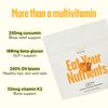 GEM Daily Multivitamin for Women & Men, with 20+ Vitamins & Minerals Like zinc, Vitamin D, B, K, Folic Acid, Turmeric, Fiber and prebiotics, Beta Glucan GLP-1 Support, Brain, & Immunity (7 Day Trial)