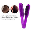 Double Sided Brush, Clamp Hair Brushes Straightener Anti-Static Styling Comb Hairdressing Tool V-Shape Hair Splint Combs Women Men Brushes for Home Barber Shop()