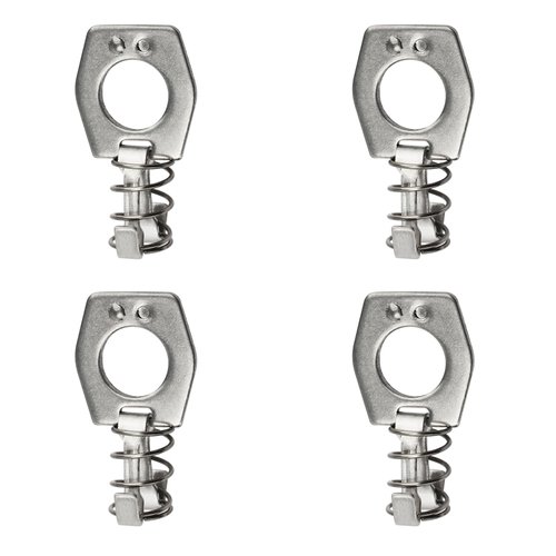 Water Heater Cam Lock,Water Heater Door Cam Lock,RV Water Heater Cam Lock Parts,RV Camper Door Latch Fastener,Metal Water Heater Door Latch(Silver -4 Pack)