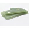 Set of 2 Gua Sha Facial Massagers of Jade Stone, Excellent massage and Skincare Tool