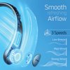 NEXAIR Portable Neck Fan - 3 Speed Rechargeable Bladeless Neck Fan, Adjustable Personal Neck Fan For Women & Men Modern Design, Great Cooling Fan For Travel, Outdoors & Sports