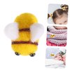 50 pcs Felt Bees Decorations Craft Accessories Clothes Hats Party Favors Home Decor