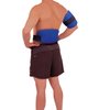 Theramed Ice Pack for Injuries - Gel Ice Pack Reusable with Straps - for Back Pain, Neck Pain, Knees, Ankles Elbows, Medium, 11" x 6"