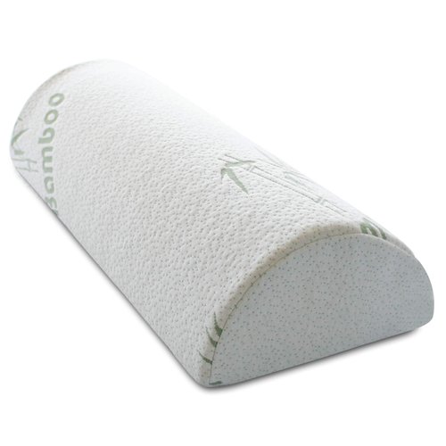 InteVision Four Position Support Pillow (20.5" x 8" x 4.5") Bamboo Cover - Provides Best Support for Sleeping on Side or Back - Helps Relieve Back Pain