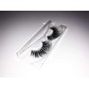 Alluring Clear Band, 3D Reusable Strip, 100% Siberian Mink Fur False Eyelashes, Hand-made Natural Style Cruelty Free F116