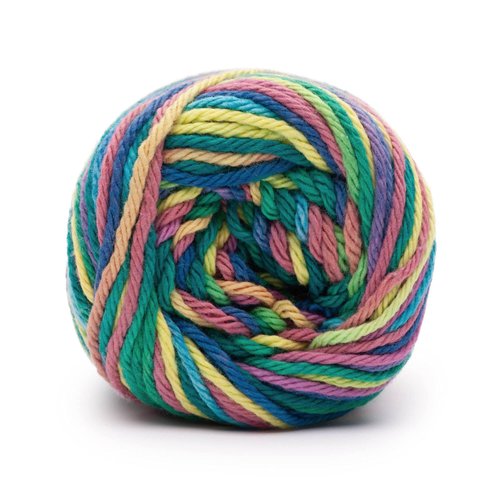Peaches & Creme (Cream) Cotton Yarn 2 oz. (Psychedelic)