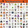 JCFIRE Halloween Temporary Tattoos for Kids, Halloween Party Favors, Glow in Dark Halloween Tattoos Birthday Party Decorations Supplies Halloween Goodie Bag Fillers Activities Games Accessories
