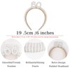 AMCAMI 60th Birthday Headband for Women Birthday Pearl Headband Beaded Headbands Gift Hair Accessory for Women 60th Rhinestone Headband for Women 60th Birthday Decorations