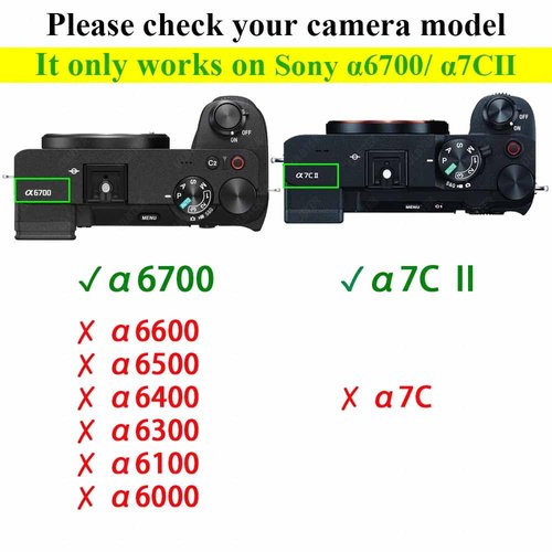 ULBTER Screen Protector for Sony Alpha A7C II 7C II A7CII A7CR A6700 6700 A7C R Camera & Hot Shoe Cover 0.3mm 9H Hardness Tempered Glass Cover Anti-Scrach Anti-Fingerprint Anti-Bubble [3+2 Pack]