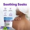 Back Soothing Bath Salt 32 Ounces Epsom Salt with Natural Bergamot, Lavender, Eucalyptus and Peppermint Essential Oils Plus Vitamin C in BPA Free Pouch with Easy Press-Lock Seal