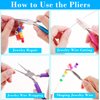 Jewelry Pliers, Shynek 4pcs Jewelry Making Tools Kit with Needle Nose Pliers/Chain Nose Pliers, Round Nose Pliers, Wire Cutters and Bent Nose Pliers for Crafts, Wire Wrapping, Jewelry Making Supplies