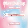 Lash Tweezers for Eyelash Extensions Lash Applicator Tool Lash Cluster Tweezers High Precision Eyelash Tweezers for Lash Extensions Tweezers for DIY Lashes Tweezers Kit Lash Tools (Pink)