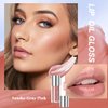 Lip Glow Oil, Moisturizing Lip Oil Gloss, Tinted Lip Oil for Lip Care and Dry Lips