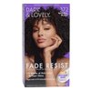 SoftSheen-Carson Dark and Lovely Fade Resist Rich Conditioning Hair Color, Permanent Hair Color, Up To 100% Gray Coverage, Brilliant Shine with Argan Oil and Vitamin E, Natural Black, Pack of 1 (105277268)
