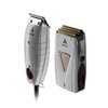 Andis 17270 Finishing Combo T-Outliner Trimmer & Pro Foil Lithium Titanium Foil Shaver - Professional Finishing Hair Clippers and Trimmer Kit for Men