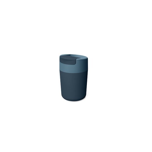 Joseph Joseph Sipp™ Travel Coffee Mug with Flip-top Cap - 340 ml (12 fl. oz) - Blue