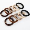 10Pcs Stylish Women Girls Hair Ties, 5 Colors for Hair Bands, 2.36 Inch Diameter Hair Tie for Thick Hair High Ponytail Holders