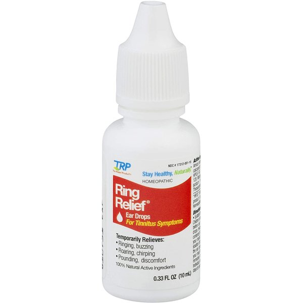 Ring Relief Homeopathic Ear Drops - 0.33 OZ, Pack of 3