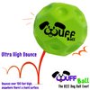 WUFF BALL - The Best Dog Ball Ever! Fun Durable Ultra Bouncy Green Fetch Dog Toy, Fits Ball Launcher