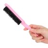 Teasing Brush, Teasing Hair Brush, Plastic Handle Teasing Comb,Travel Portable Nylon Hair Beard Brush Styling Tool for Hair Sectioning for Edge Control Backcombing (Pink)