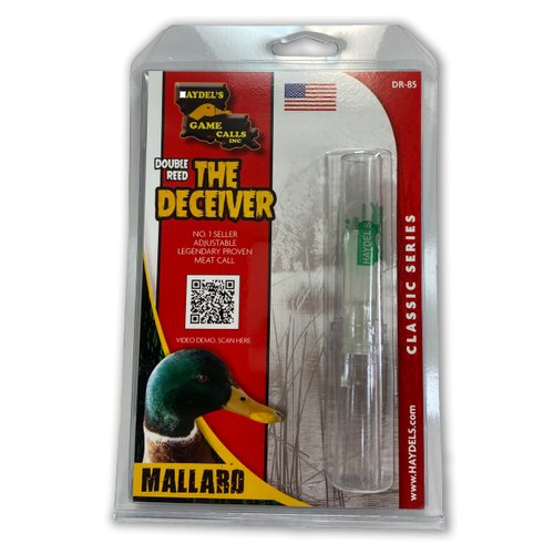 Haydel's Game Calls Inc. DR-85 Mallard Duck Call for Hunting, Double Reed, Adjustable. Legendary Proven Meat Call