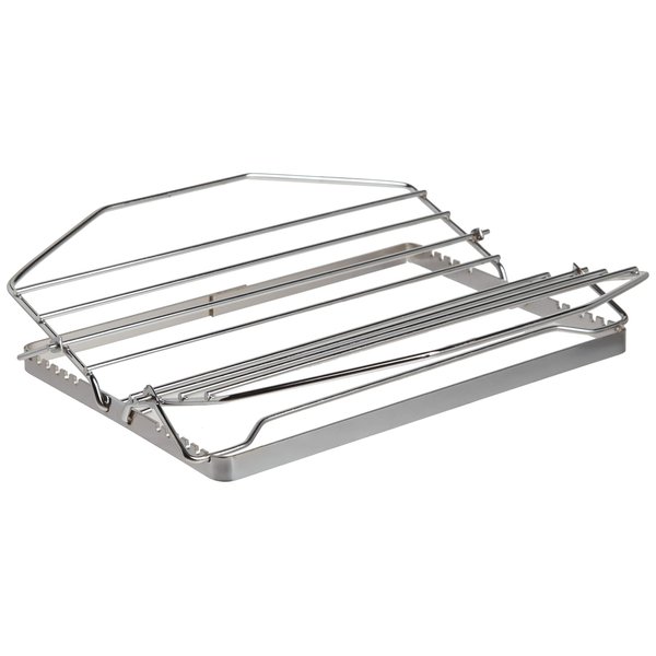 Norpro 275 Adjustable Roast Rack Nickel-plated, 11 inches, Silver