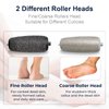 2 Pack Extra Roller Replacement Refill Rollers Fit for LINKEVAP Electric Callus Remover for Men&Women - Pedicure File Tools Foot Care (1 Fine Roller and 1 Coarse Roller)