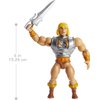 Masters of the Universe Origins Deluxe He-Man 5.5-in Action Figure, Battle Character for Storytelling Play and Display, Gift for 6 to 10-Year-Olds and Adult Collectors